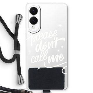 Don't call