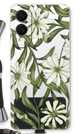 White flower pattern