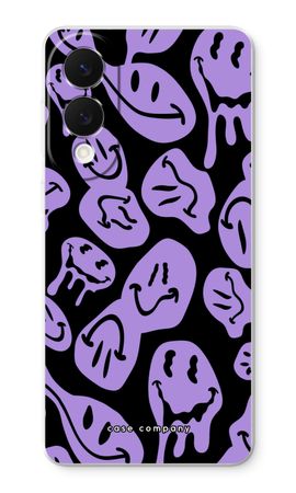 Melting Smiley - Purple