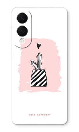 Black and white cactus