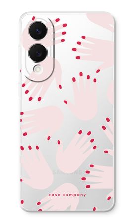 Hands pink