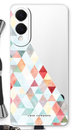 Coloured triangles pastel