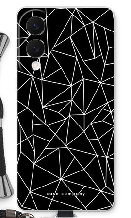 Geometric lines white