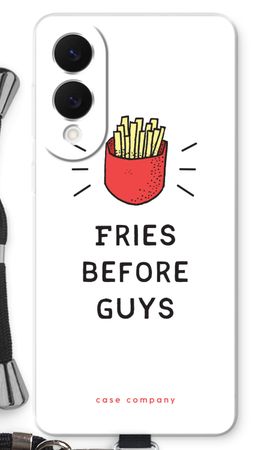 Fries before guys