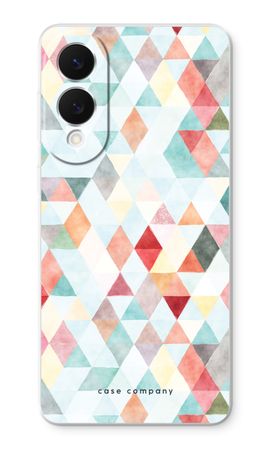 Coloured triangles pastel