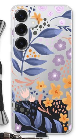 Flowers with blue leaves