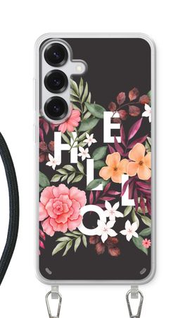 Hello in flowers