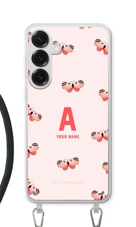 Rosy Butterflies Monogram