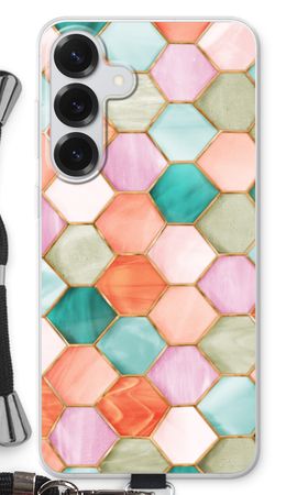 Hexagons in stained glass