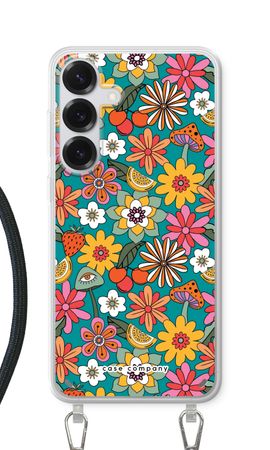 Retro Blumen N°2 - Blau