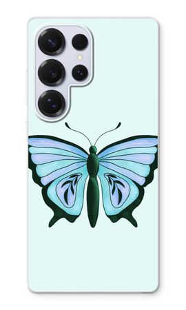 Blauer Schmetterling