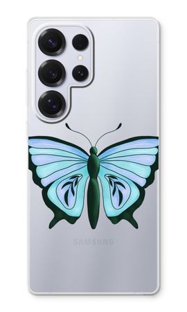 Blauer Schmetterling