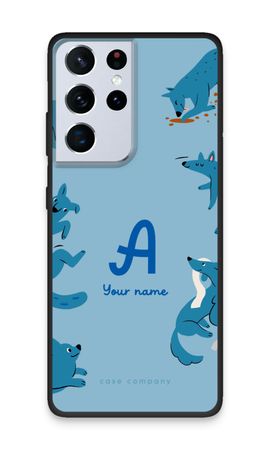 Playful Dogs Monogram