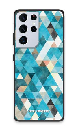 Coloured triangles blue