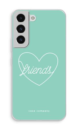 Friends heart pastel
