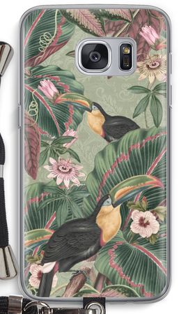 Tropical jungle toucan