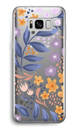 Flowers with blue leaves