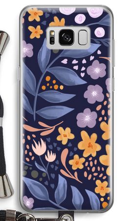 Flowers with blue leaves