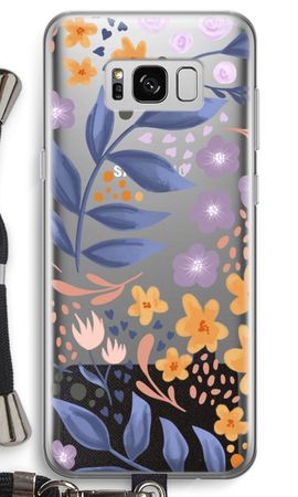 Flowers with blue leaves