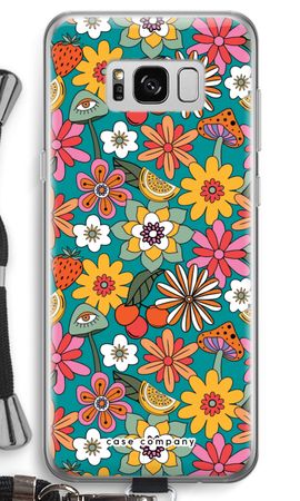 Retro Flowers N°2 - Blue