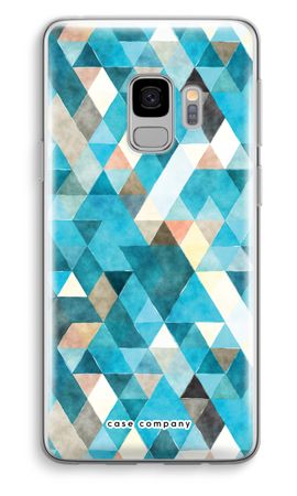 Coloured triangles blue