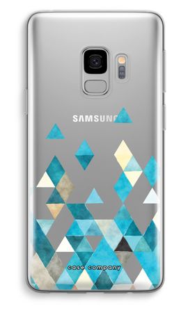 Coloured triangles blue