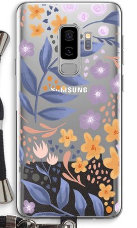 Flowers with blue leaves