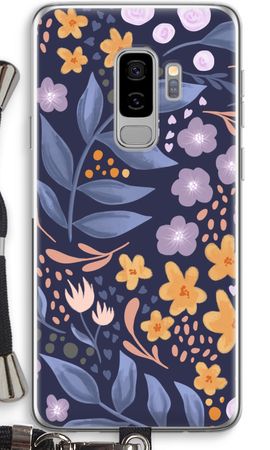 Flowers with blue leaves