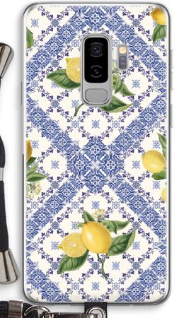 Blue tiles and lemons