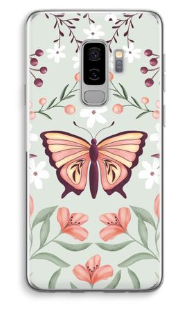 Schmetterling in einer blumigen Welt