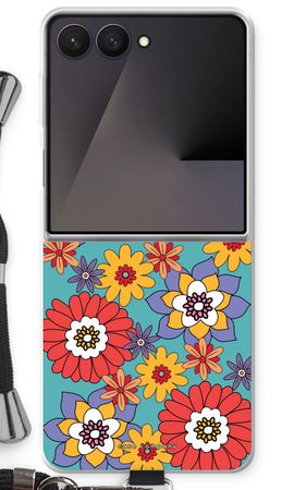 Retro Flowers - Blue