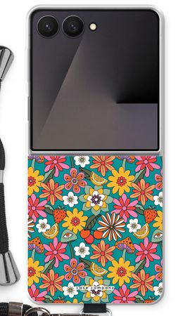 Retro Flowers N°2 - Blue