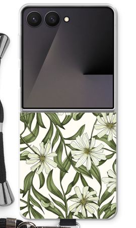 White flower pattern