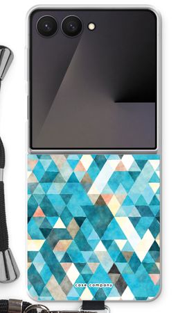 Coloured triangles blue