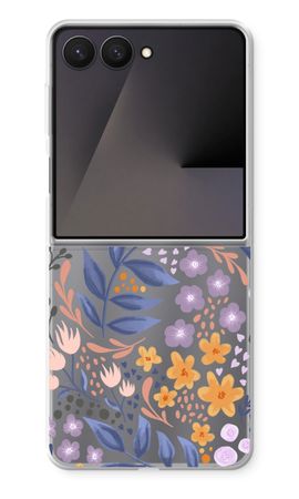 Flowers with blue leaves