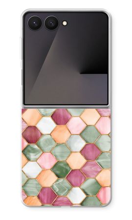 Hexagons in stained glass