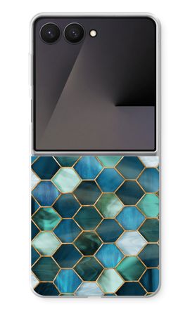 Hexagons in stained glass