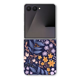 Flowers with blue leaves