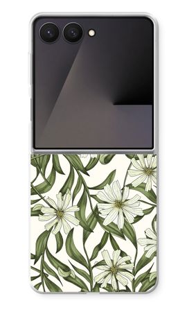 White flower pattern