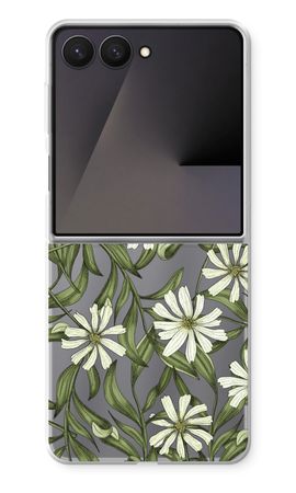White flower pattern