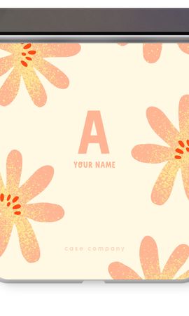 Peach Blossom Monogram