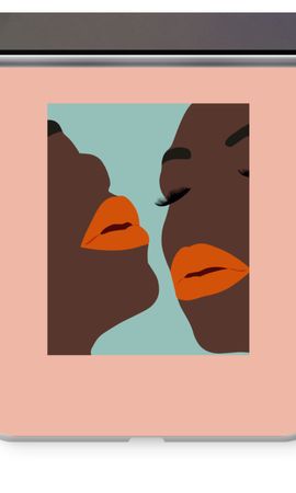 Orange lips