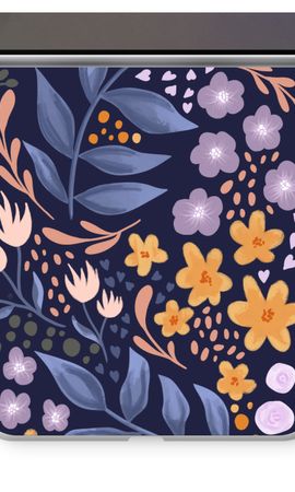 Flowers with blue leaves