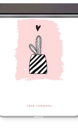 Black and white cactus