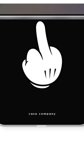 Middle finger black