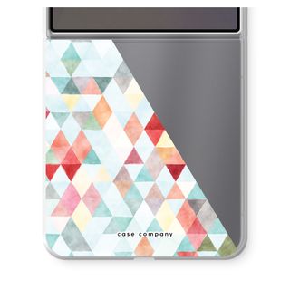 Coloured triangles pastel