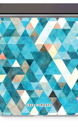 Coloured triangles blue