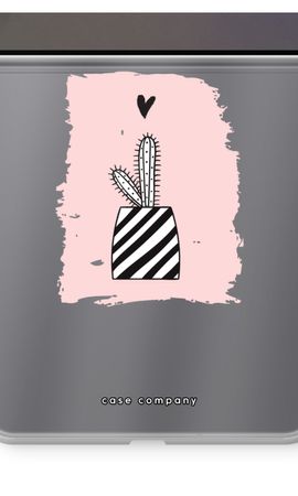 Black and white cactus
