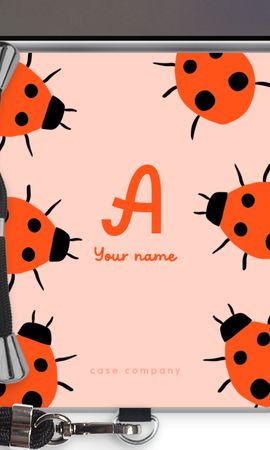 Ladybugs Monogram