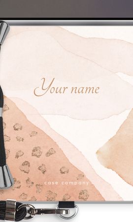 Gold Spots Namecase - Blush